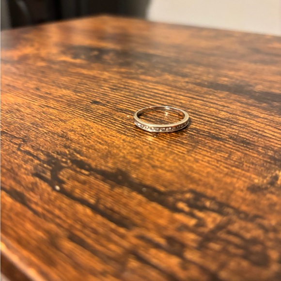 Zales White Gold Wedding And Engagement Ring Set - Picture 4 of 6